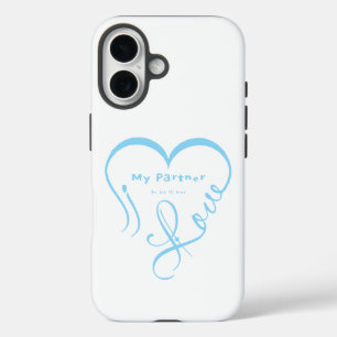 Coques iPhone 16 J'aime mon partenaire - Vous êtes mon oreiller déc