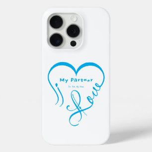 Coque iPhone 15 Pro J'aime mon partenaire - Vous êtes mon oreiller déc