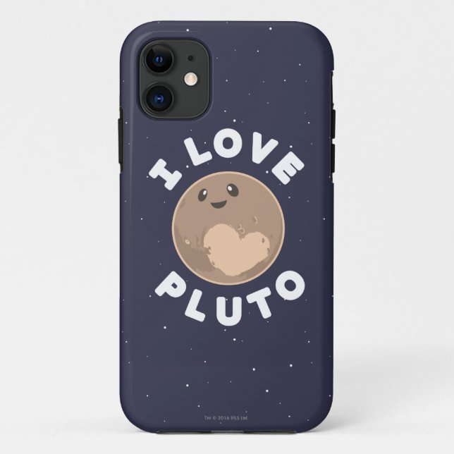 Coques Case-Mate iPhone J'aime Pluton (Dos)
