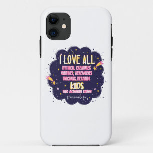 Case-Mate iPhone Case J'Aime Toutes Les Créatures Mythiques, Vampires, W