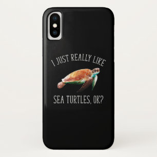 Case-Mate iPhone Case J'Aime Vraiment Les Tortues De Mer, OK ?