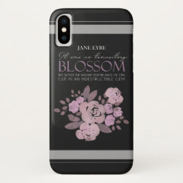 Case-Mate iPhone Case Jane Eyre - Pas de fleur transitoire - Noir Rose