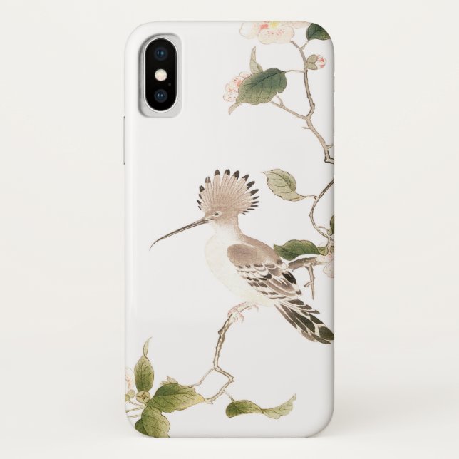 Coques Case-Mate iPhone Japon Fleurs de printemps et oiseaux (Dos)