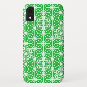 Etui iPhone Case-Mate Japonais Asanoha motif - vert jade