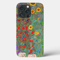 Jardin agricole de Gustav Klimt avec tournesols
