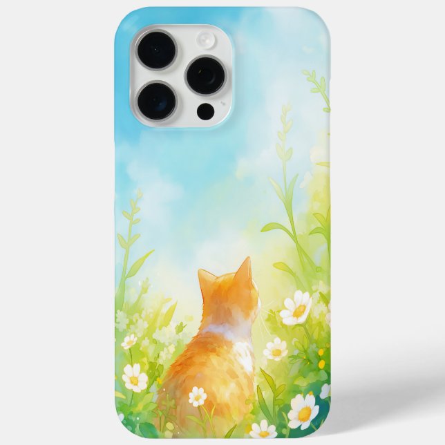 Coques Case-Mate iPhone Jardin aux fleurs de Tangerine (Verso)