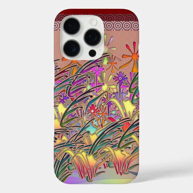 Coques Case-Mate iPhone Jardin aux fleurs exotiques (Verso)