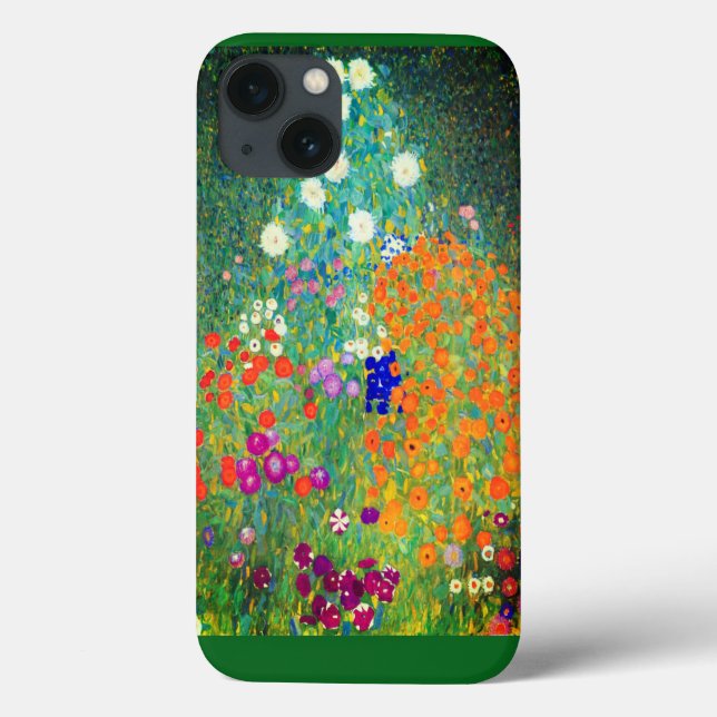 Coques Case-Mate iPhone Jardin aux fleurs Gustav Klimt (Verso)