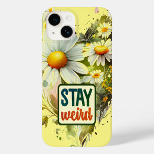 Coque Pour iPhone 14 Jardin botanique de Daisy "Restez bizarre"