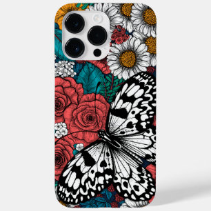 Coque Pour Pour iPhone 14 Pro Max Jardin de cerfs-cerfs en papier