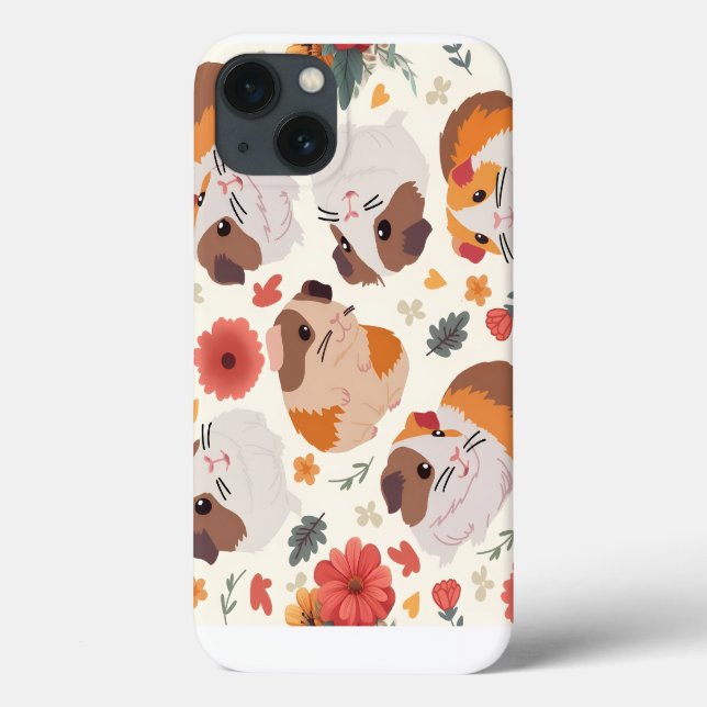 Coques Case-Mate iPhone jardin de fleurs cobaye (Verso)