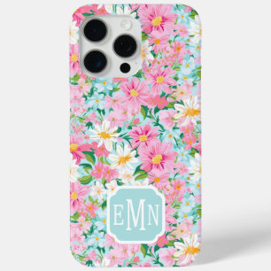 Coque iPhone 15 Pro Max Jardin de fleurs coloré personnalisé