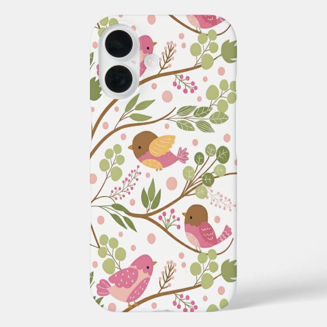 Coques Case-Mate iPhone Jardin de printemps avec Robins (Verso)