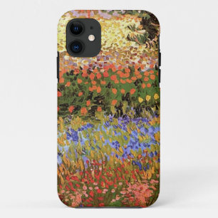 Coque iPhone 11 Jardin des fleurs, Vincent van Gogh.