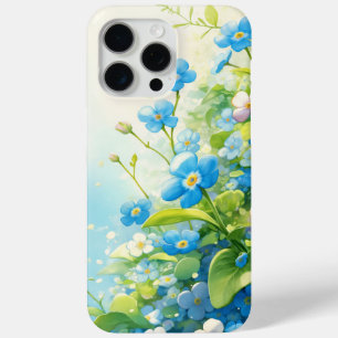 Coque iPhone 15 Pro Max Jardin des Myosotis de la Mémoire
