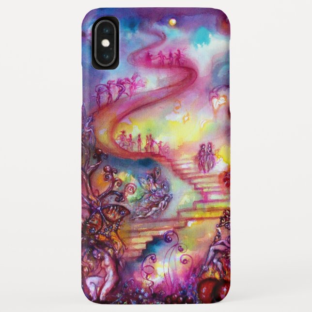 COQUES Case-Mate iPhone JARDIN DES OMBRES PERDUES / ESCALIERS MYSTIQUES (Dos)