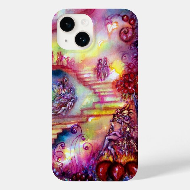 COQUES Case-Mate iPhone JARDIN DES OMBRES PERDUES, ESCALIERS MYSTIQUES (Verso)