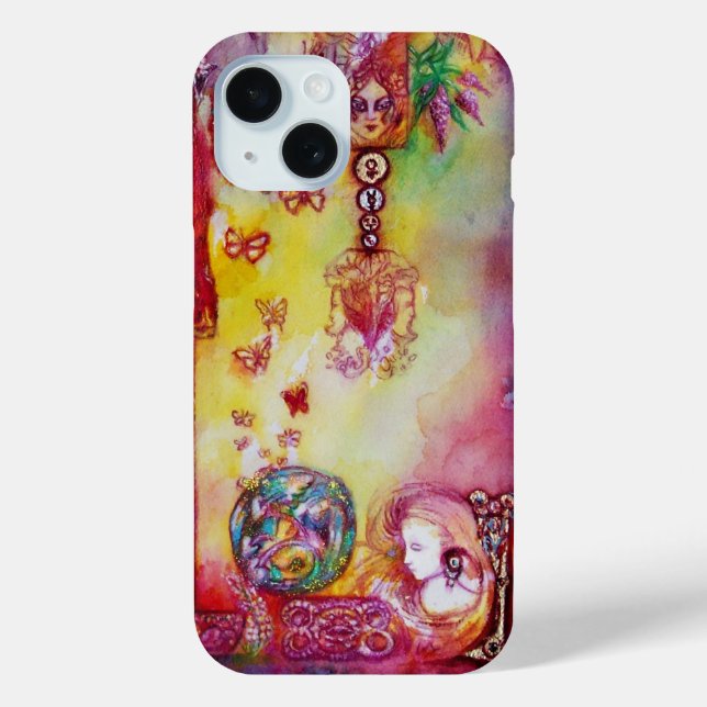 COQUES Case-Mate iPhone JARDIN DES OMBRES PERDUES / FAIRY ET BUTTERFLIES (Verso)