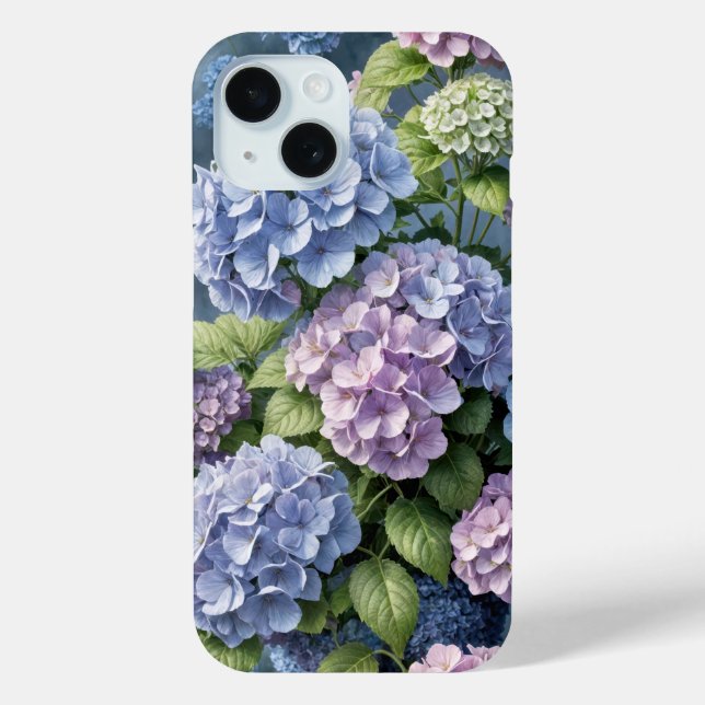 Coques Case-Mate iPhone Jardin d'été Hydrangea (Verso)