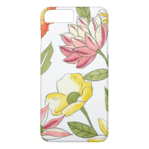 Case-Mate iPhone Case Jardin fleuri avec Arrière - plan blanc