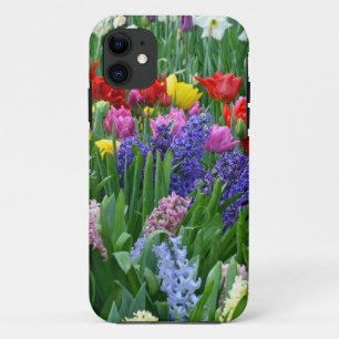 Coque iPhone 11 Jardin fleuri coloré