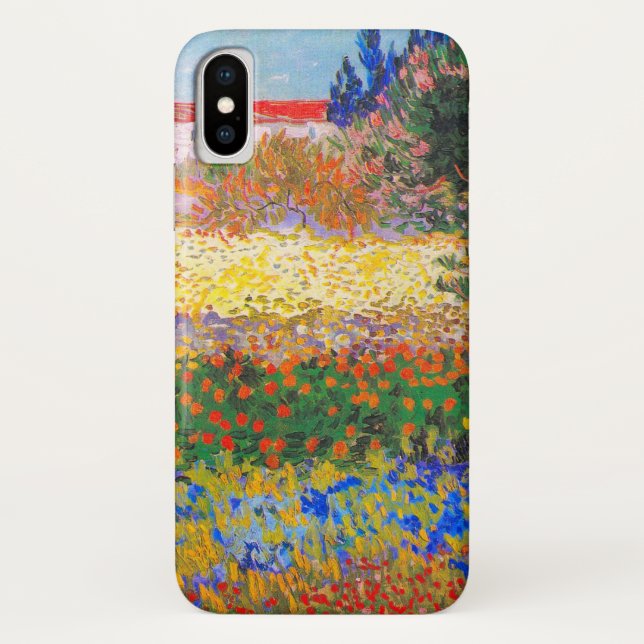Coques Case-Mate iPhone Jardin fleuri de Vincent Van Gogh (Dos)
