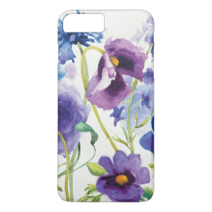 Etui iPhone Case-Mate Jardin mélangé bleu et pourpre