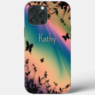 Case-Mate iPhone Case Jardin papillon de l'aube rose