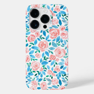 Coque Pour iPhone 14 Pro Jardin rose 2