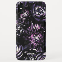 Jardin Sombre Fleurs Violettes Envoûtantes de Glam