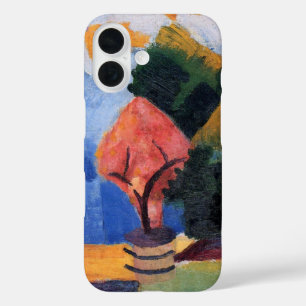 Coques iPhone 16 Jardin sur le lac Thoune par August Macke, Art Vin