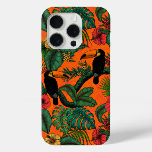 Coque iPhone 15 Pro Jardin toucan