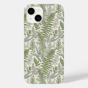 Coque Pour iPhone 14 Jardin vert fleuri