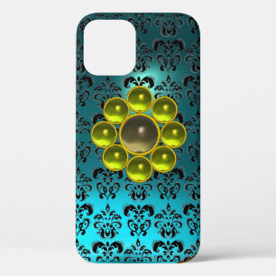 Case-Mate iPhone Case JAUNE EN PIERRE DE JAUNE MON Turquoise Aqua Blue B