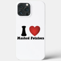 Je adore les pommes de terre écrasées Cadeau de dî