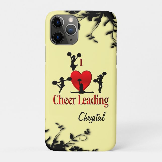 Coques Case-Mate iPhone Je Coeur Cheer Leading Personnel (Dos)