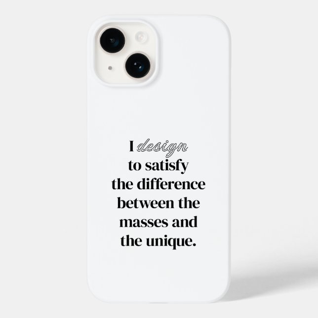 Coques Case-Mate iPhone Je conçois des coques pour iPhone (Verso)