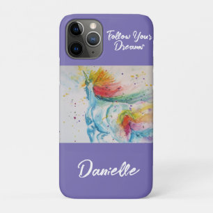 Case-Mate iPhone Case Je Crois En Unicorns Rainbow Suivez Vos Rêves