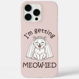 Coques iPhone 16 Pro Max Je me fais marier Miaou !