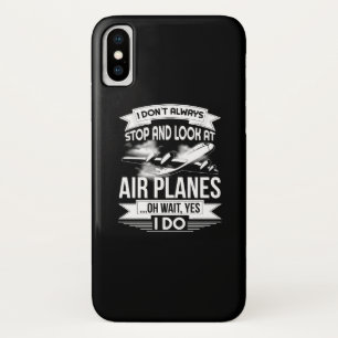 Case-Mate iPhone Case Je ne m'arrête pas toujours et je regarde les avio
