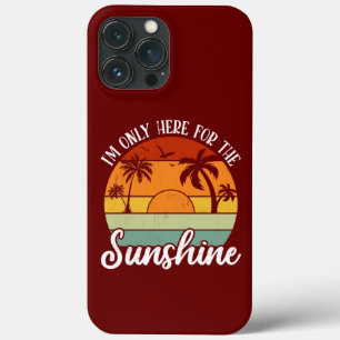 Case-Mate iPhone Case Je ne suis ici que pour le soleil, les ondes estiv