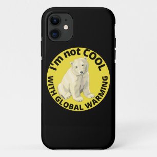 Case-Mate iPhone CASE JE NE SUIS PAS COOL AVEC RÉCHAUFFEMENT CLIMATIQUE,