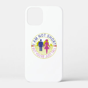 Case-Mate iPhone Case Je ne suis pas petit mais tu es juste grand.