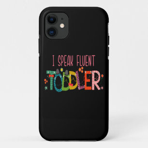 Case-Mate iPhone Case Je parle Fluent Toddler - Maman, Garderie Enseigna