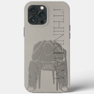 Case-Mate iPhone Case JE PENSE DONC QUE JE SUIS | Contempler l'homme