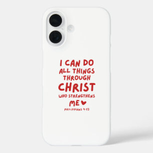 Coques iPhone 16 Je Peux Faire Tout Philippiens 4:13