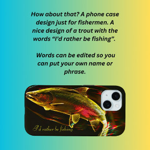 Coque Pour iPhone 15 Je préférerais pêcher