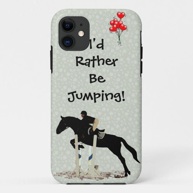 Coques Case-Mate iPhone Je sauterais plutôt ! Cheval (Dos)