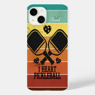 Coque Pour iPhone 14 Je suis amoureux de Pickleball