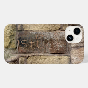 Coque Pour iPhone 14 "Je suis coincé" une autre brique dans le mur